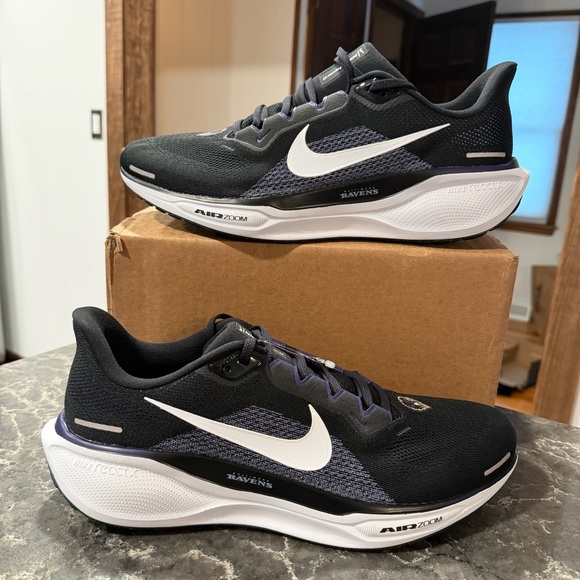 NEW Nike Air Zoom Pegasus 41 Baltimore Ravens (FZ5094-001) - Picture 2 of 11